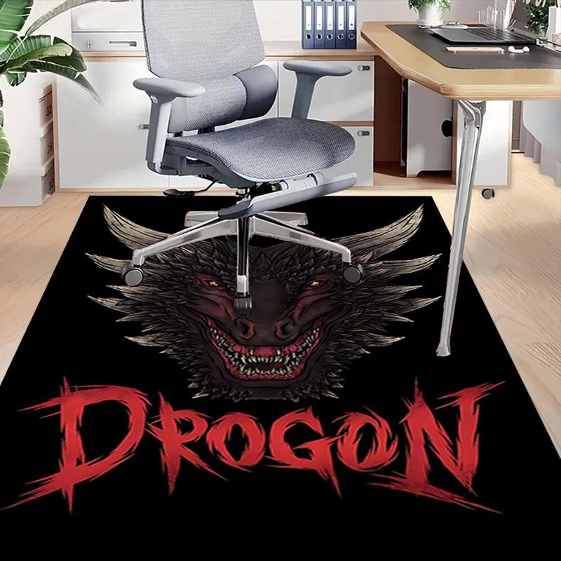 1pc Drogon Carpet, Office Rug Outdoor Mat Home Decor Area Carpet Festival
