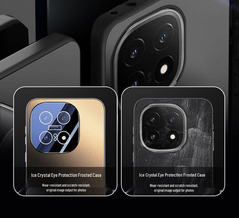 iQOO15 Full Coverage Anti-Fall Frosted Phone Case with Lens Film and Heat Dissipation