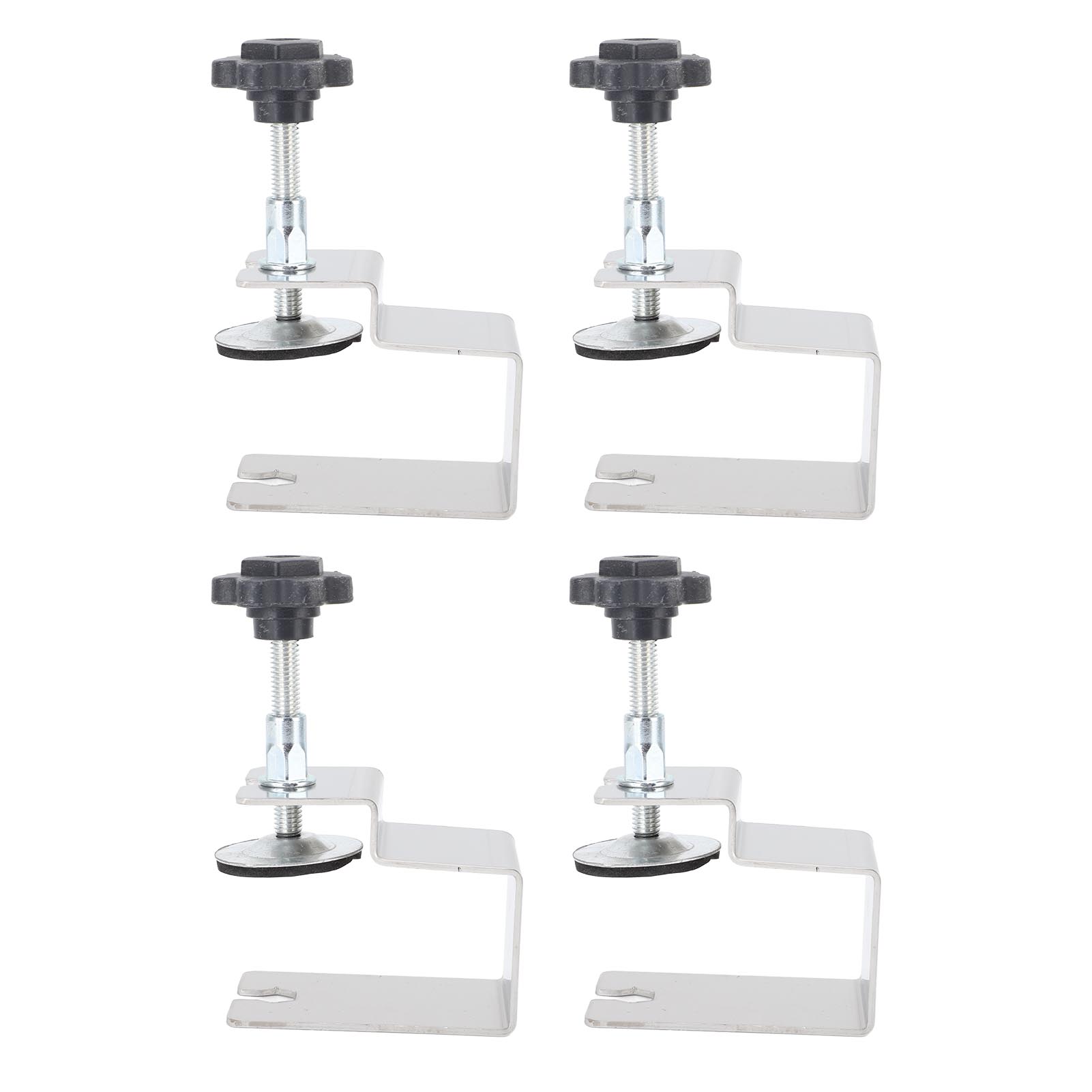 4Pcs Drawer Fixing Clip Long Curved Bow Structure Woodworking Front Panel Installation Clamp Stainless Steel Aid Jig