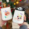 Weihnachtsgeschenk Mädchen Keramiktasse süße Tasse Souvenir praktisch Kinder neue Wassertasse 2025 Jungen