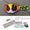 Helmet Goggles Set 100% Off-Road Motorcycle Helmet Goggles Downhill Mountain Bike Wind and Sand Protection