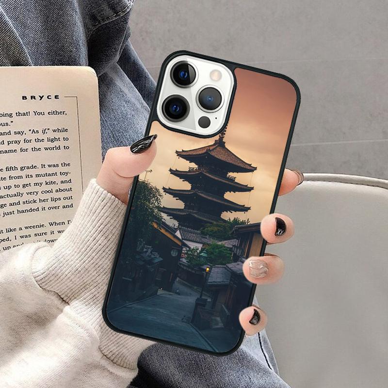 Kyoto Japan Old Capital Phone Case for iPhone 17 Air 16 16e 15 Plus for Apple 13 11 12 14 Pro Max Cover Coque Shell