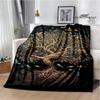 Tree of Life Printed Blanket Flannel Warm Blankets Soft and Comfortable Blanket Bed Linings Cubre Cama Birthday Gift