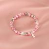 2024 Four-Leaf Clover French Romantic Shoushan Stone Bead Bracelet - Natural Stone Summer Luck