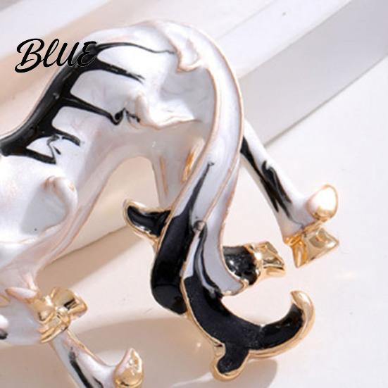 Detailed Unicorn Lapel Pin Enamel White Brooch Alloy Animal Shaped