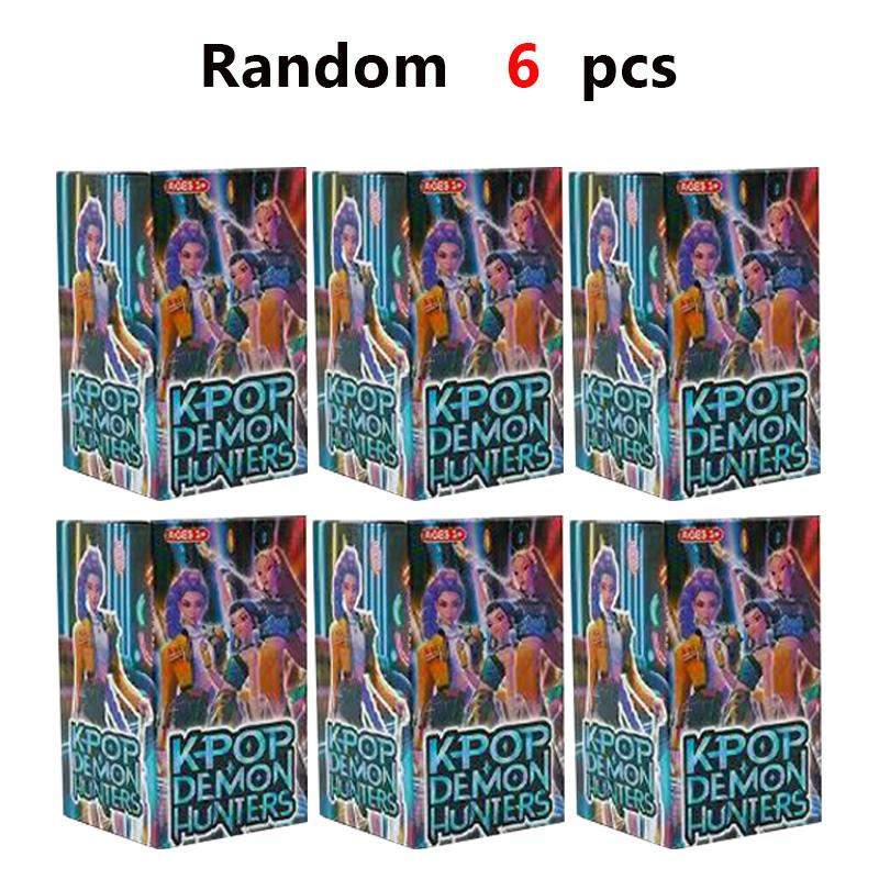 6 Stile Kpop Dämonenjäger Actionfigur Blind Box Spielzeug Derpys Tiger Rumi Mira Zoey Sussy Figur Puppe Für Fans Überraschungsgeschenk