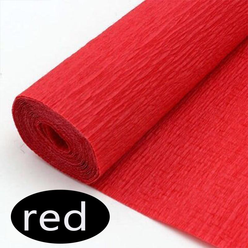 Craft Paper Rolls Crepe Origami Crinkled Crepe Pape Flower Home Decoration Wrapping Gift  DIY Art Supplies School Project ZSZ011