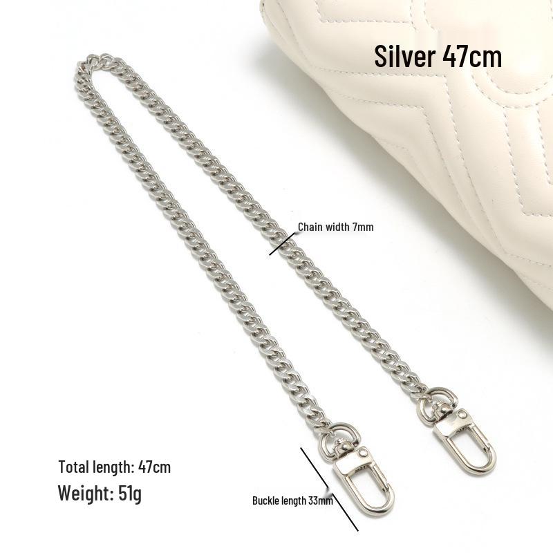 Kouchi Four-Leaf Clover Mahjong Bag Chain Strap - Metal Replacement for Crossbody or Shoulder Bags