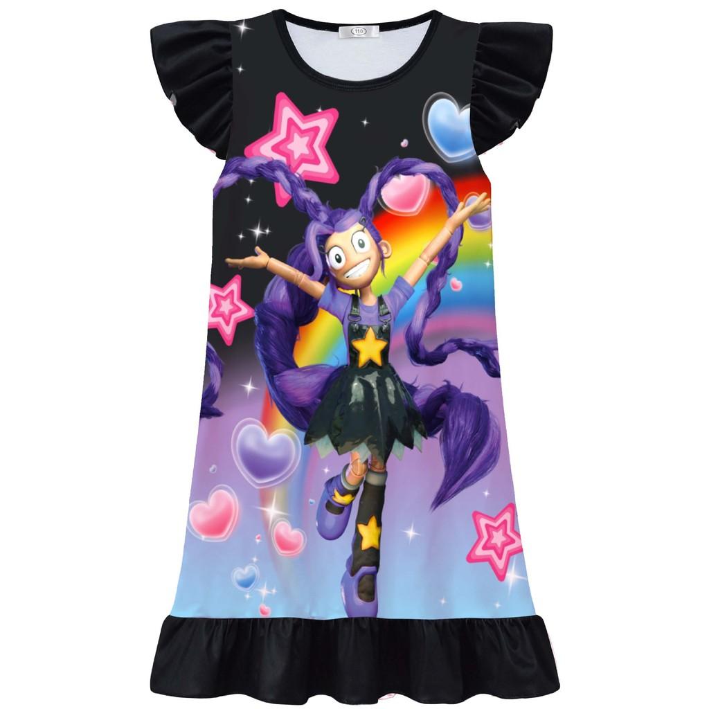 82622 Kids Girls Lily Lovebraids Casual Ruffle Dress