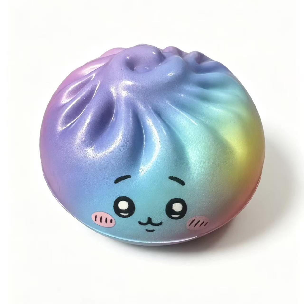 Knoedel Squishies Broodje Baozi Knoedel Mystery Box Kleurrijke Voedsel Squishy Sensorische Deegbal Anti Stress Knijpballen