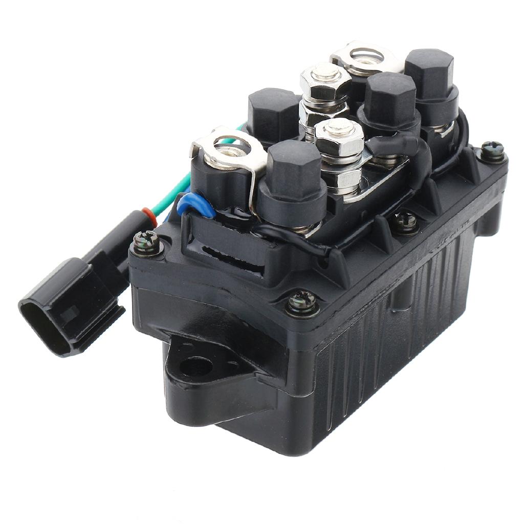 12V Trim Relay Assembly Replacement for YAMAHA For HP Outboard F150 F250 63P-81950-00-00 Motorcycle Motorbike