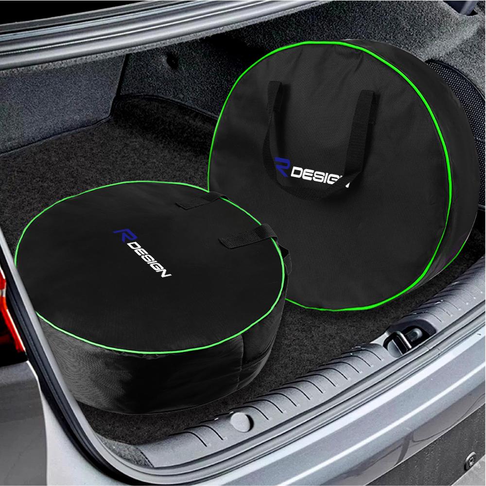 EV Car Charging Cable Storage Box Charger Cables Carry Bag Trunk Organizer For Volvo Rdesign T6 AWD V90 XC30 XC40 XC60 XC70 XC90
