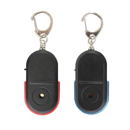 2/3 шт. Шукач ключів Голосове керування Обладнання проти втрати з активацією свистком Світлодіодне світло Маленький легкий Відстежувач ключів Гаманець Брелок