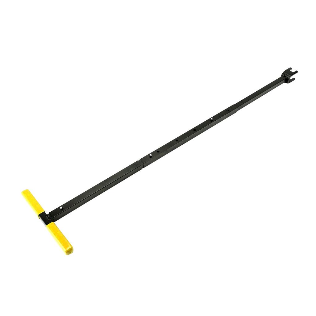 Easy-to-use Folding Water Stop Wrench with T-Handle for Water Meters (Yellow)