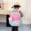 Kids Dinosaur School Backpack With Durable Nylon Material For Kindergarten Students