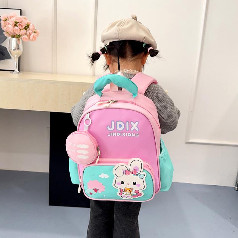 Kids Dinosaur School Backpack With Durable Nylon Material For Kindergarten Students