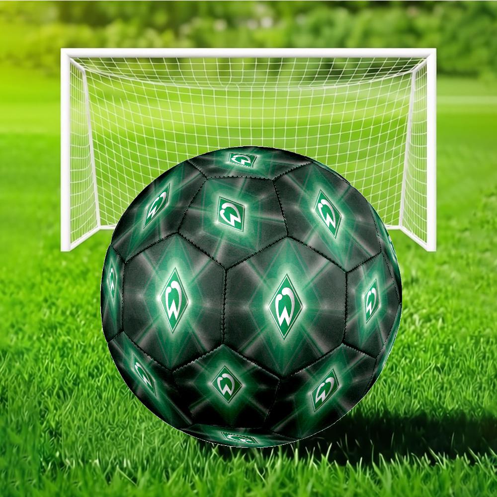 Werder Bremen Football Soccer Ball Size 5 Soccer Ball, Machine-stitched, Durable, Suitable for Training and Matches Fan Gift