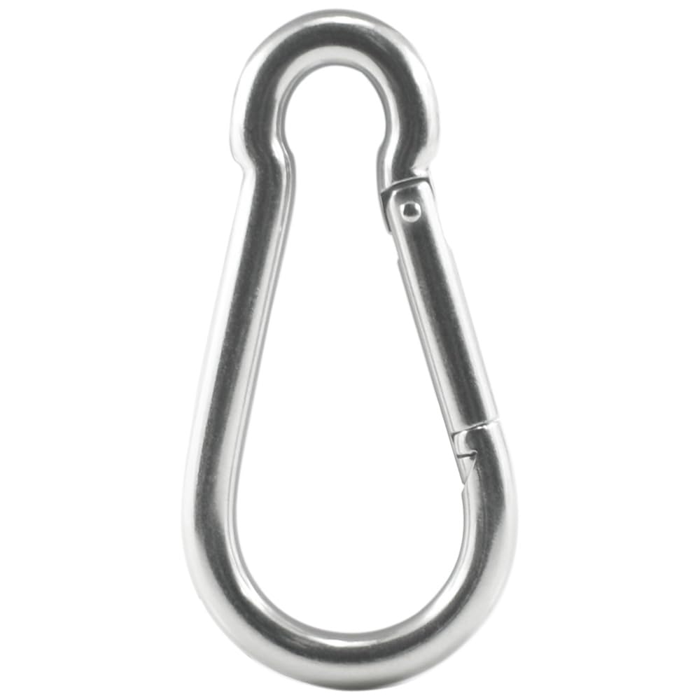 NOTRICKT D12mm x H139mm Snap Hook Type Stainless for Connecting and Rope SSH-005 B, Steel, Chains, Wires,
