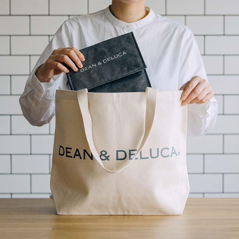 DEAN & DELUCA Soup Lunch Bag, Charcoal Gray