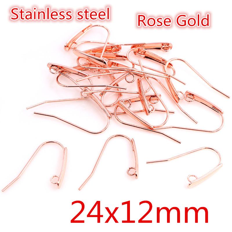 20pcs 316 Stainless Steel Geometric Polygonal Earring Stud Earring Hooks Posts Connector For DIY Earring Jewelry Making Supplies