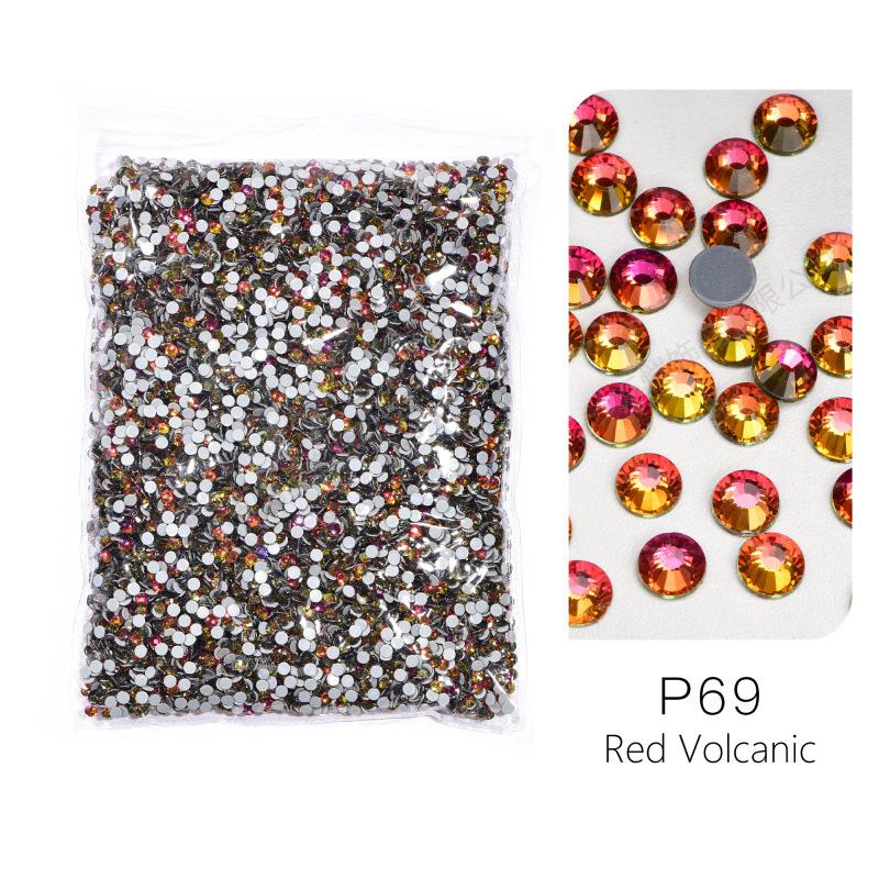 Large Packaging Uniform Glass Imitation Austrian Hot Diamond, Hot Melt Adhesive Bottom Diy Clothing Shoes And Hats Jewelry Rhinestone