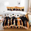 Haikyuu Volleyball Bedding Set Twin Full Queen King 3D Print Duvet Cover Bed Set for Adult Bedroom