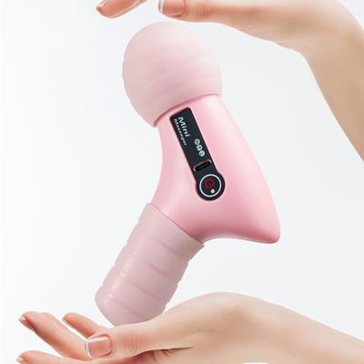 Mini-Massage-Massage-LCD-Bildschirm 6-Kopf-Pistole Muskelmassagegerät Tragbare elektrische Faszienpistole für Hals, Fuß, Körper, Faszienpistole