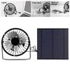 5W Mini Saules Panelis ar Portatīvu Dzesēšanas Ventilatoru Fotoelementu Saules Paneļu Komplekts Siltumnīcai