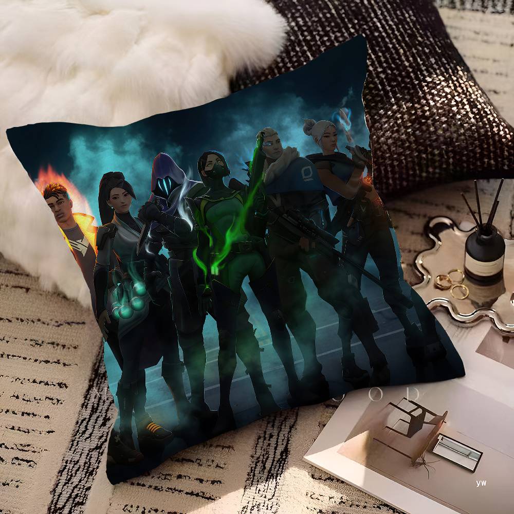 Hot Games V-Valorants Pillow Cover Design Cushion Cover Decor Holiday Decorati
