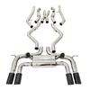 Stainless Steel Remote Control Valve Muffler Exhaust for BMW X5M/X6M E70/E71 4.4T