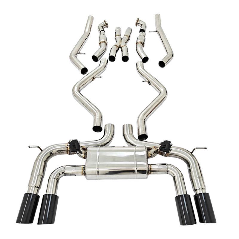 Stainless Steel Remote Control Valve Muffler Exhaust for BMW X5M/X6M E70/E71 4.4T