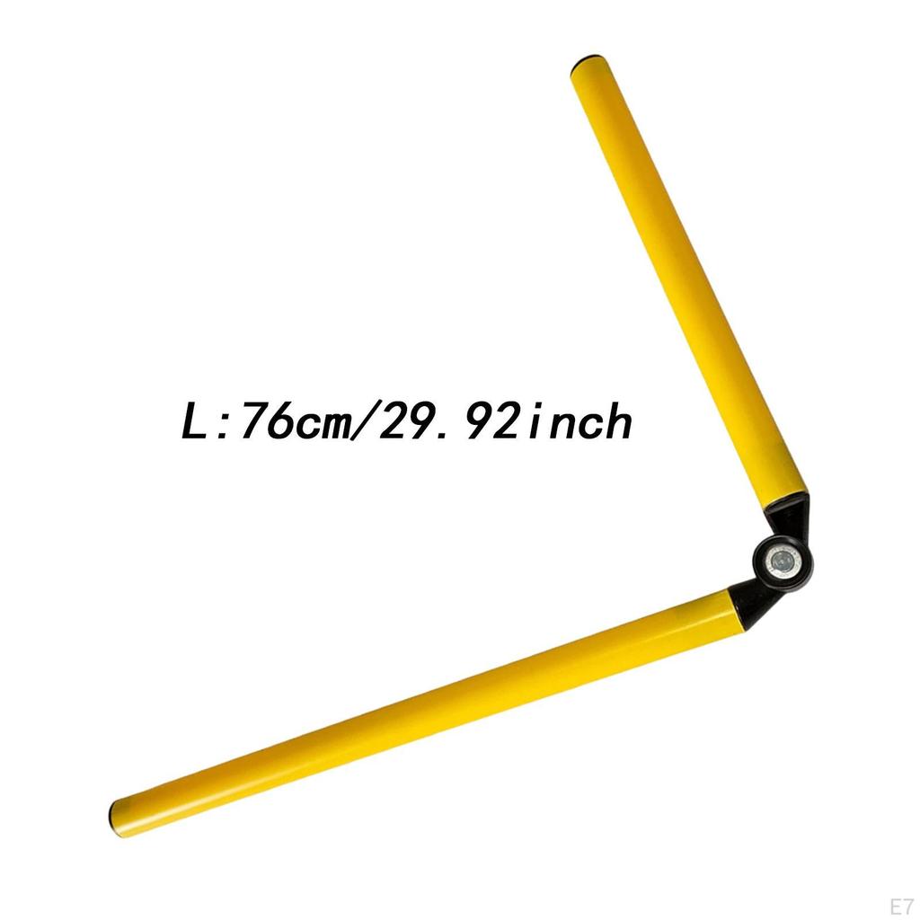 Football Agility Training Poles Foldable Barrier Marking Pole Obstacle Soccer Set for