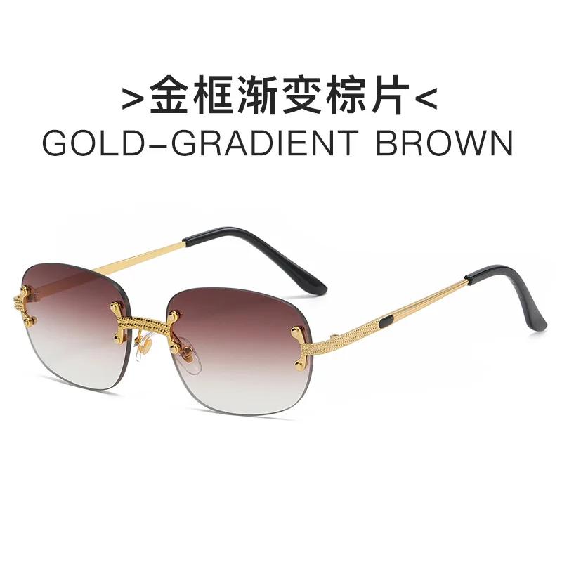 Small Metal Sunglasses Vintage Oval Frame UV400 Luxury Brand Design for Women Men Mirror Sun Glasses Gafas De Sol