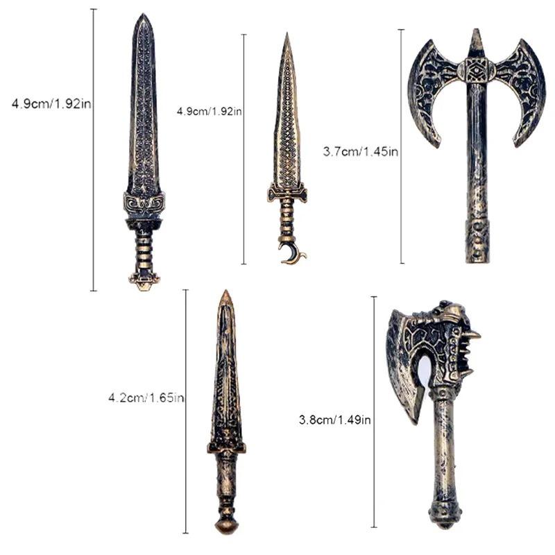 MOC Medieval Weapon Knight Building Block Accessories Character Helmet Hat Academic Gown Axe Sword Shield Brick Toy Gift K073