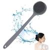 ACCRUNCH Premium Soft Silicone Back Scrubber Shower Bath Body Brush with Long Handle Dirt_Removal Back Scrubber | BPA-Free | For Men and Women (LIGH