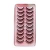 10 Paar Flauschige Manga-Wimpern Kurze Anime-Wimpern Modische Falsche Wimpern für Damen