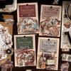 Infeel.Me PET-Sticker-Pack - Time Secret Crush Serie: Retro Essen, Bücher, Musikinstrumente Illustration, Journal Basis Aufkleber.