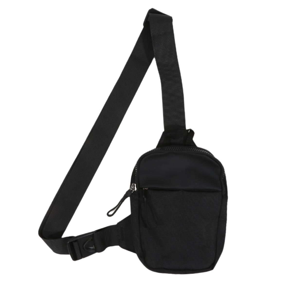 

Многофункциональная поясная сумка, нагрудная сумка, дорожная сумка для мужчин и женщин, повседневная кроссбоди, маленький слинг-рюкзак, сумки-слинги L чёрный