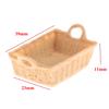 1 :6 /1: 12 Dollhouse Miniature Storage Basket Model Toy DollHouse Decoration
