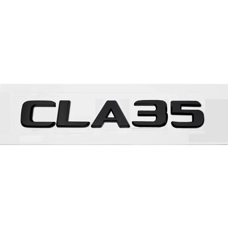 ABS Car Tail Letters Sticker Emblem for Mercedes Benz CLA35 CLA200 CLA220 CLA250 CLA260 Rear Trunk 3D Number Badge Decals RJ1