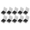 10PCS 4x4x2cm Lamp Holder Storage Box Portable Jewelry Storage Box Small Parts Medicine Storage Container