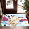 Bluey Friends Adventure Area Rug Office Rug, Chair Rug, Decor Carpet Livingroom Bedroom Mat, Large Size Fan Gifts Christmas Gifts