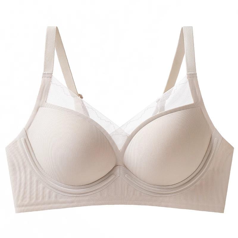 

Underwear secondary breasts gather to prevent sagging, large breasts show small bras, fixed cups, seamless bras m 40-50kg 34/75ab 32/70abc
