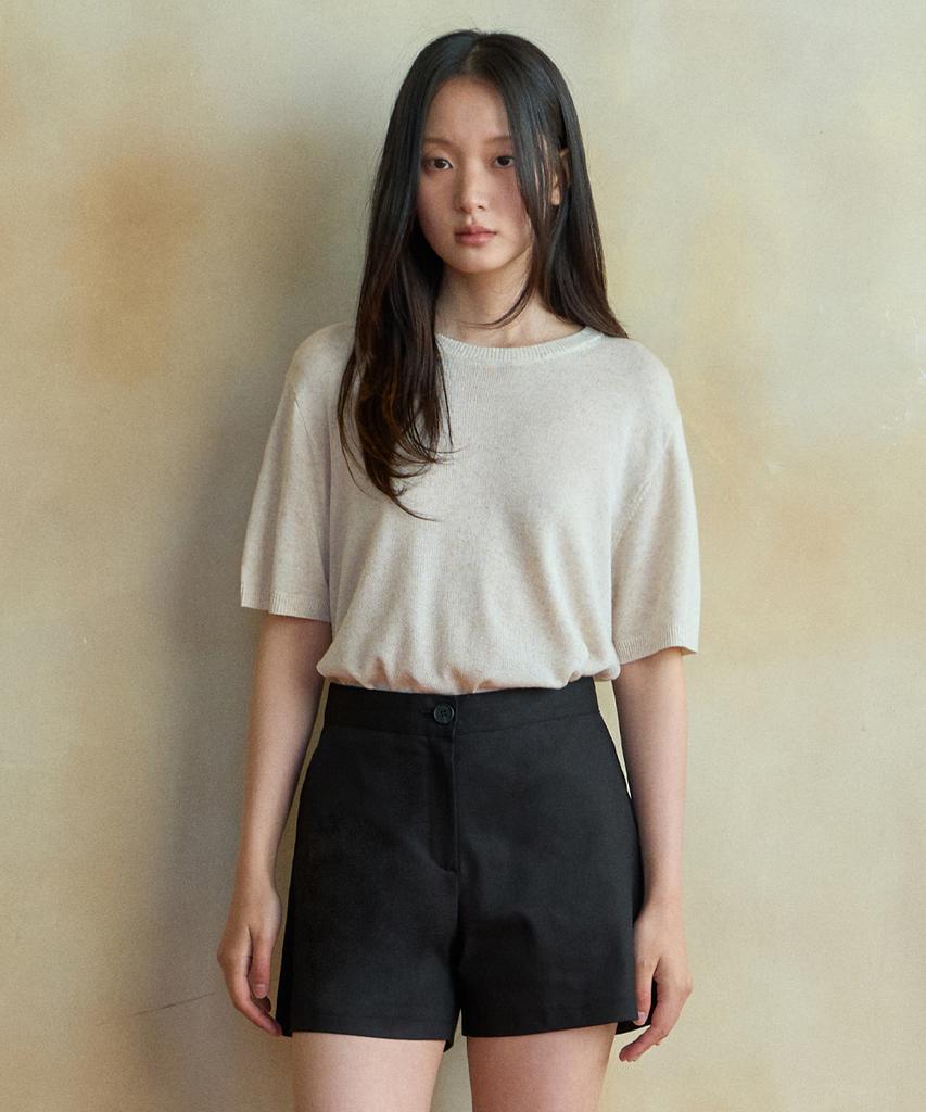 Wednesday Oasis For Woman Daily Cotton Shorts_Black(W26Pt11)