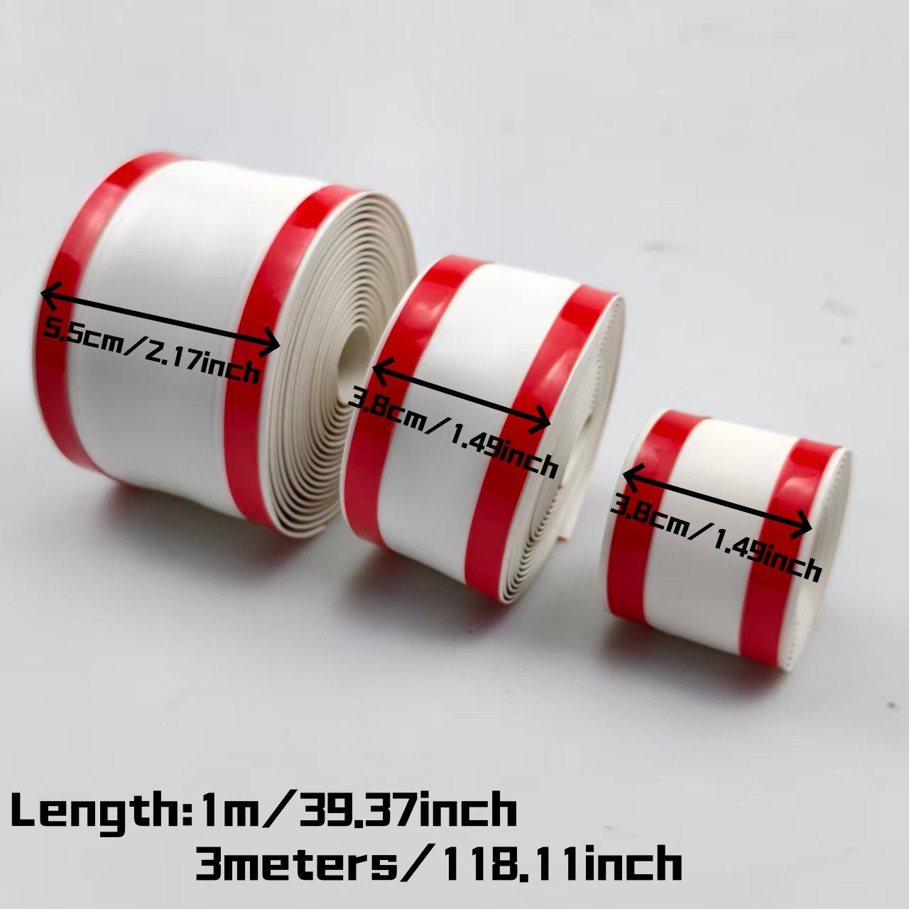 

1PC 1/3meters Cable Cover Protector PVC Self-Adhesive Wire Protection Strip Wear Resistant Prevent Trip Wall And Floor Wire Orga 1mx3.8cm белый