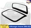 Head Light Cover Trim For Volkswagen Vw Amarok 2009-2025 Front Lamp Hoods ABS Matte Black Car Exterior Accessorie