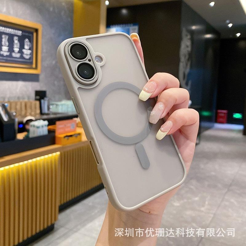 Applicable to iPhone11 mobile phone case matte magnetic suction Apple 11 skin feeling 11 with lens film all-inclusive anti-drop protective cover