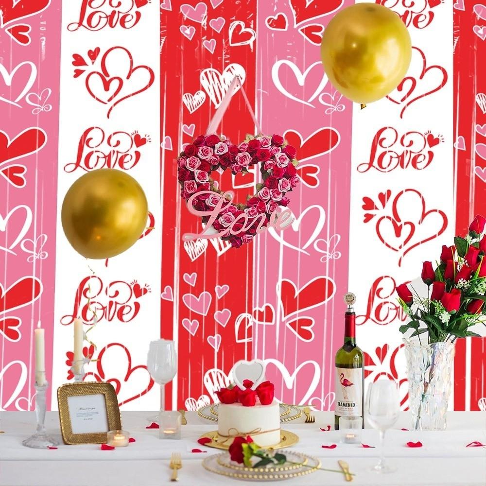 1×2 cm Srdcový závěsný závěs Třpytivý závěs Láska Pozadí pro fotografie Dekorace Narozeninová oslava