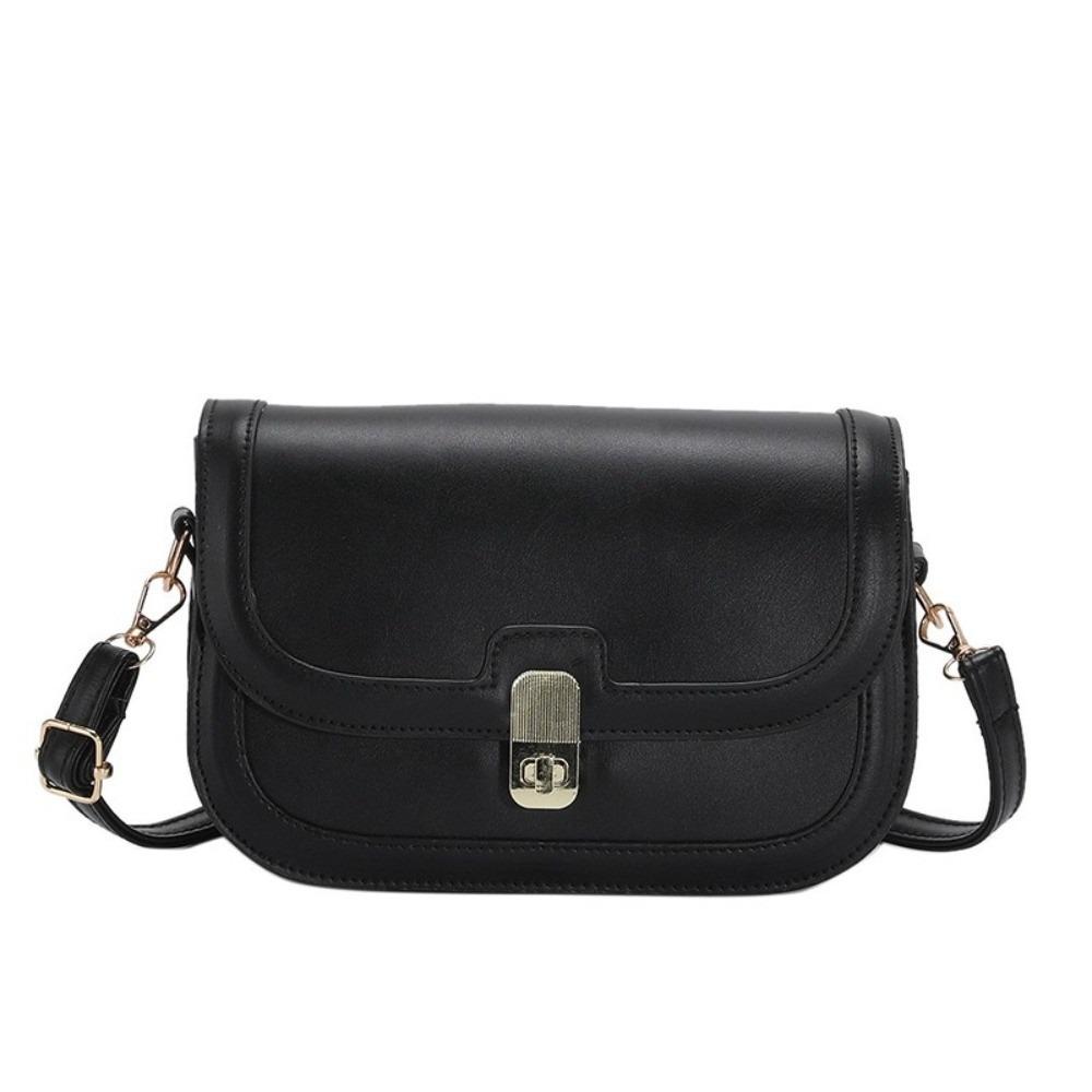 Korean Style PU Leather Shoulder Bag Square Women Underarm Bag Simple Crossbody Bag  Outdoor