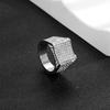 Men's Three-Dimensional Diamond-Studded Hip Hop Fashion Ring